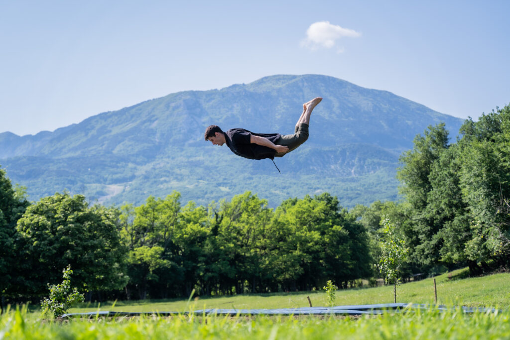 Akrobat In-Ground Rectangular Trampoline Kit